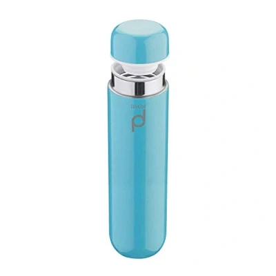 Afbeelding van Pioneer DrinkPod thermosfles van roestvrij staal, 0,3 l, dubbelwandig, thermolevensmiddelenhouder, 6 uur warm, 24 koel, lekvrij, BPA vrij, blauw