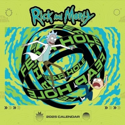 Afbeelding van Official Rick And Morty Square Calendar 2025