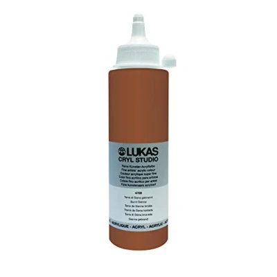Afbeelding van LUKAS Cryl Studio kunstenaars acrylverf, kunststof, Terra di Siena, gebrand, 250 ml (1 stuk)