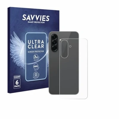 Afbeelding van Savvies Screenprotector voor Samsung Galaxy A56 5G Enterprise Edition (Achterkant) Folie Beschermfolie transparant (6 Stuks)