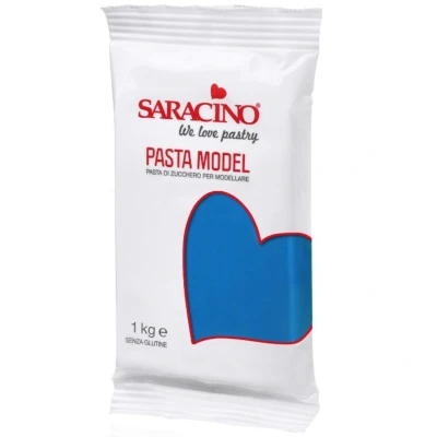 Afbeelding van Saracino Modelling Paste Azuur Blauw 1kg