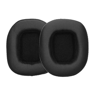 Afbeelding van kwmobile 2x oorkussens geschikt voor Astro Gaming A50 / A40 A10 Earpads koptelefoon in zwart