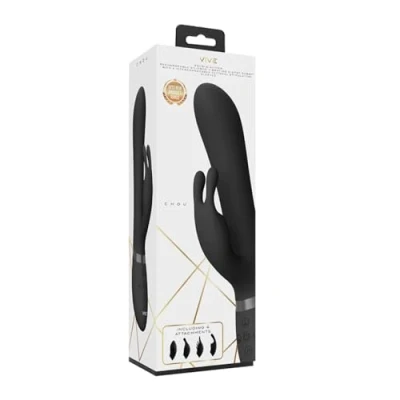 Afbeelding van VIVE by Shots Chou G Spot Rabbit Clitoral Stimulator Black