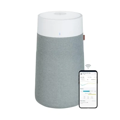 Afbeelding van BLUEAIR Air Purifiers for Large Home Room, Cleans 206m2 in one hour, HEPASilent Bedroom, Pets Allergies Virus Cleaner Dust Mold, Blue Pure 3450i Max