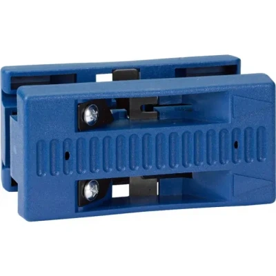 Afbeelding van kwb Dubbelzijdige kantensnijder (2 lengtensnijders en 4 fasemessen, 40 mm in blauw)