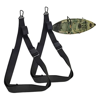 Afbeelding van YONGZHAO Kajak Opbergriem SUP Wandmontage Hangers Surf Hander Paddle Board Sling Rack Mount met Clips voor Garage Binnen en Buiten