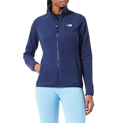 Afbeelding van The North Face Fleece Vest 100 Glacier Full Zip Summit Navy