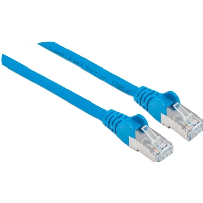 Afbeelding van Intellinet 736039 RJ45 Netwerkkabel, patchkabel CAT 6 S/FTP 30.00 m Blauw Vergulde steekcontacten 1 stuk(s)
