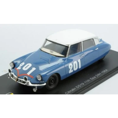 Afbeelding van Citroën DS 19 Spark Modelauto 1:43 1964 Guy Verrier / Alain Bertaut 100SPA01 24H