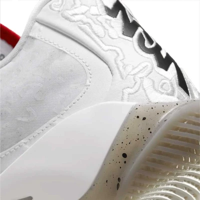 Afbeelding van Jordan Zion 3 Wit Rood Schoenmaat EU : 45.5