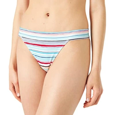 Afbeelding van Sloggi Shore Candy Basslet Brazilian Bikini Brief Lichtblauw gestreept Small Dames