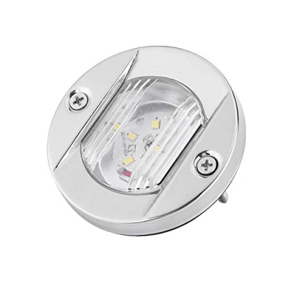 Afbeelding van Keenso LED Rvs 12 V Waterdichte Marine Boot Licht Navigatie Anker Stern Lichten Jacht Spiegellicht Wit Zeilsignaal Feu De Poupe Bateau
