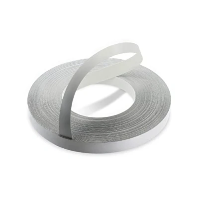 Afbeelding van WordPress® 22 mm Perel Grijs Melamine Voorgelijmd Fineer Kantenband Rol van 50 m Makkelijk Doe het Zelf op te Strijken Applicatie