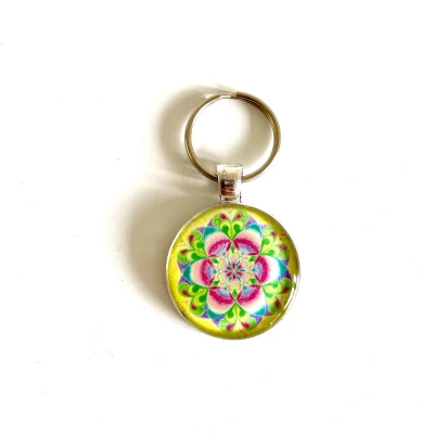 Afbeelding van Lysel Handmade Sleutelhanger Mandala Zaaien