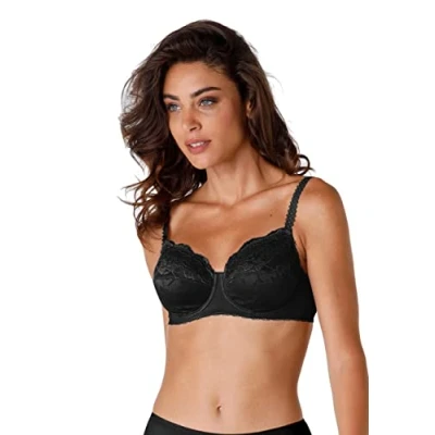 Afbeelding van Lovable Damesbeha Reggiseno Ferretto in Pizzo Exuberance, zwart (004 nero), 75C