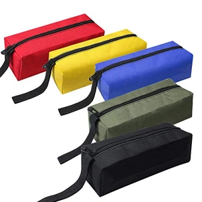 Afbeelding van 5 pak kleinere gereedschapstas/potlood pen etui/tool Storage Organizer/tool pouch/waterdicht Oxford canvas geval/zware opslag