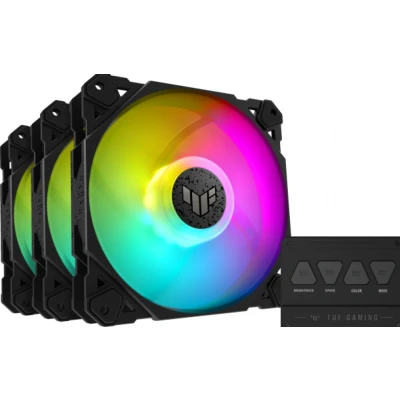 Afbeelding van ASUS TUF Gaming TF120 ARGB Fan Triple Kit with Controller