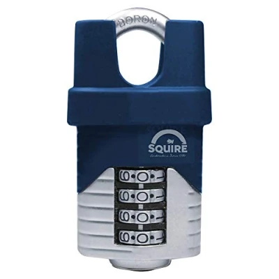 Afbeelding van Squire Vulcan Combi 40CS Hangslot Cijferslot Gesloten beugel Weerbestendig 40mm