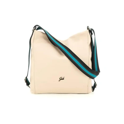 Afbeelding van Gabs Leren Schoudertas Rugzak Aissa TG Bull Black Shoulder Bag Seashell Crème