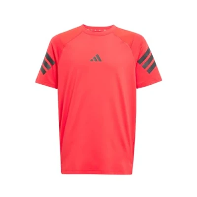 Afbeelding van adidas Jongens ALL SPORTS NXT TEE, Pure Ruby/Black, 7 8 Years