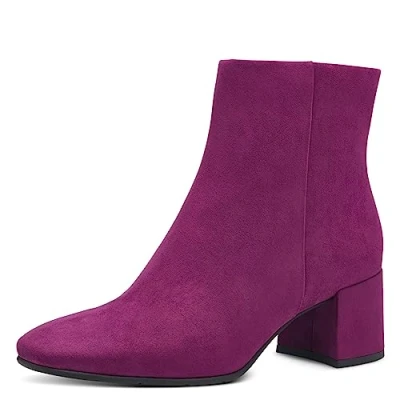 Afbeelding van Marco Tozzi Korte laarzen, Dames, Maat: 36, Grape Textiel