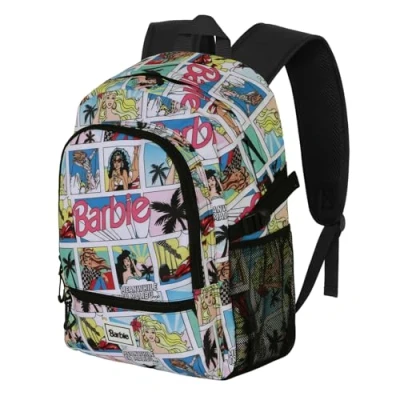 Afbeelding van Karactermania Barbie Comic FAN Fight Rugzak 2.2, meerkleurig, 31 x 44 cm, inhoud 24 l, Veelkleurige Barbie, Eén maat, 2.2