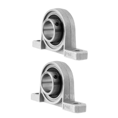 Afbeelding van XiKe 2 stuks KP08 boring 8 mm zinklegering gemonteerd hoofdkussen blok lagers verticale zelfinstellende typen past 3D printer en meer.