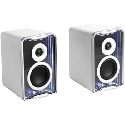 Afbeelding van Edifier QR30 Desktoplautsprecher weiss Bluetooth,RGB retail
