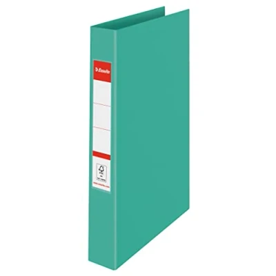 Afbeelding van Esselte Colour&#039;Breeze ringmap, 2 ringen, PP, ft A4, met harde kaft, groen 10 stuks
