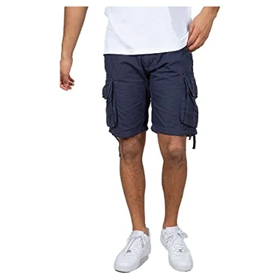 Afbeelding van Alpha Industries Stream Korte Herenbroek Rep.Blue