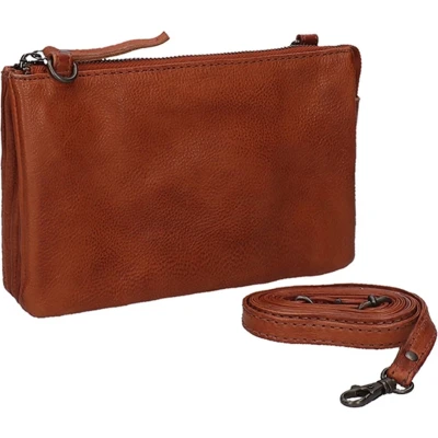 Afbeelding van Bear Design Callisto Pelle Clutch cognac Damestas