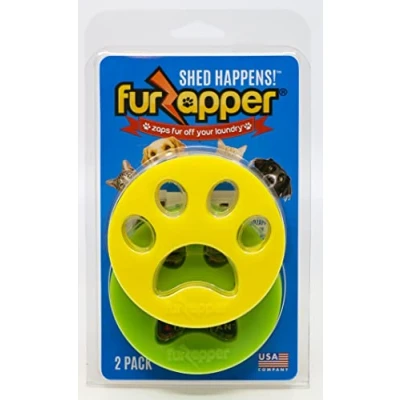 Afbeelding van FURZAPPER 2 Pack Pet Hair Remover voor Washer en Droger van 2, 70 cc, geel, 4867