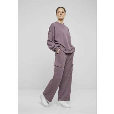 Afbeelding van Urban Classics Oversized Light Crewneck Sweater, Dames, Maat: 5XL, Fadedpurple