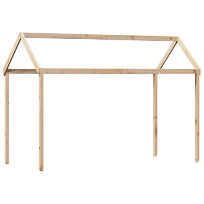 Afbeelding van Kinderbedhuisje 207x80,5x151,5 cm massief grenenhout
