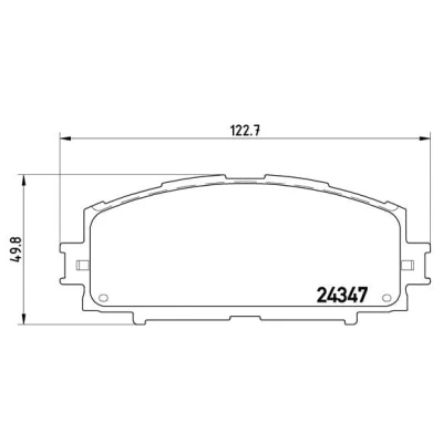Afbeelding van Brembo Remblokset P 83 086