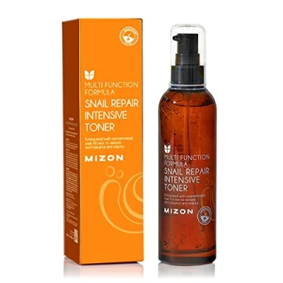 Afbeelding van [MIZON] SNAIL REPAIR INTENSIVE TONER (100ml) Koreaanse verzorging Gezichtslotion Moisturizer Intensieve huidregeneratie Anti aging &amp; Rimpelverzorging Slakkenslijm