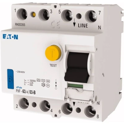 Afbeelding van Eaton 300303 PXF 63/4/03 B Aardlekschakelaar voor AC/DC 4 polig 63 A 0.3 230 V, 400 V