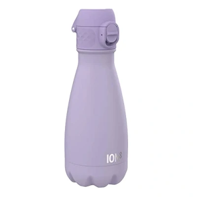 Afbeelding van Ion8 lekbestendig waterfles, vacuüm geïsoleerd, licht paars, 280 ml (10 oz)