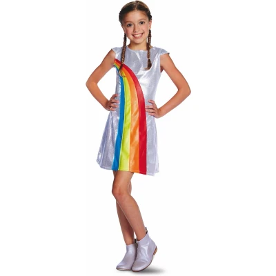 Afbeelding van K3 jurkje Regenboog 9 11 jaar Verkleedjurk
