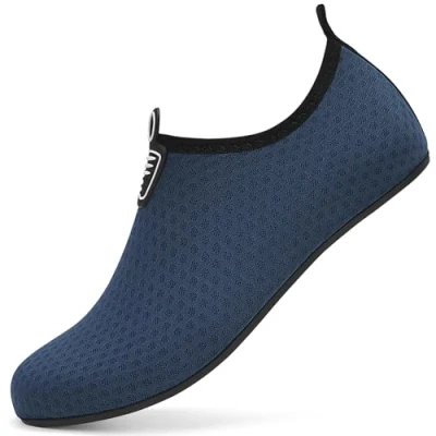 Afbeelding van Sixspace Uniseks badschoenen, watersportschoenen, sneldrogend, zwemschoenen, waterschoenen, antislip, lichte strandschoenen, maat 34 47, 645 donkerblauw, 36 EU