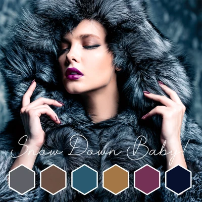 Afbeelding van Gellakset Snow Down Baby! Collection 6x10ml Nagel Gellak Set