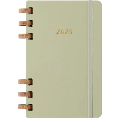 Afbeelding van Moleskine 12 Maanden Agenda 2024/25 Academic Spiral Week/Maand Large Kiwi