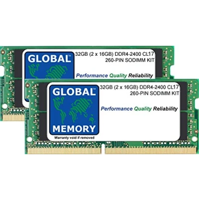 Afbeelding van 32GB (2 x 16GB) DDR4 2400MHz PC4 19200 260 PIN SODIMM GEHEUGEN RAM KIT VOOR INTEL 27&quot; RETINA 5K IMAC (2017)