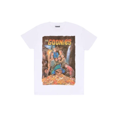 Afbeelding van Henry Tiger Goonies Tshirt print, Heren, Maat: Large, White