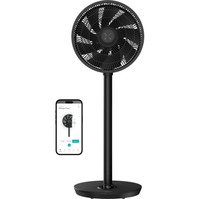 Afbeelding van Duux Whisper Flex 2 Smart Statiefventilator Staande Ventilator Geruisloos Zwart