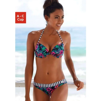 Afbeelding van Venice Beach Push upbikinitop Summer met gewatteerde cups
