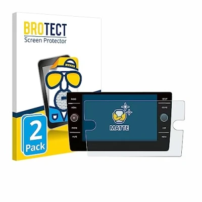 Afbeelding van BROTECT (2 Stuks) Antireflecterende Beschermfolie voor Volkswagen Golf 7 2019 Discover Media 8&quot; Anti Glare Screen Protector, Mat, Ontspiegelend