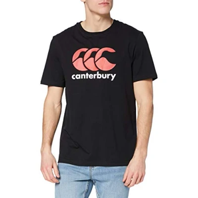 Afbeelding van Canterbury T shirt met CCC logo voor heren, verpakking van 1 stuks