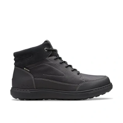 Afbeelding van Clarks Premium Heren Mapstone hiGTX mode laars, zwart Wlined Lea, 6 UK, Zwarte 38.5 EU