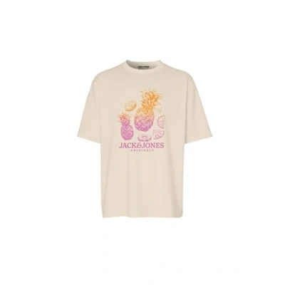 Afbeelding van JACK &amp; JONES JORLAFAYETTE Tee SS Crew Neck 2 FST, Botercrème., S